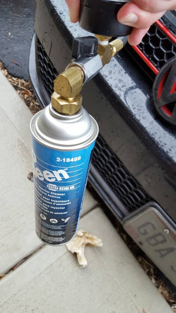 injector cleaning via tapping the fuel rail. VW GTI MKVI Forum / VW